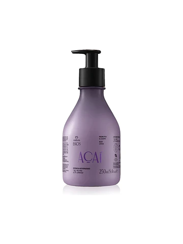 Crema para cuerpo hidratante Ekos Acaí 250ml natura