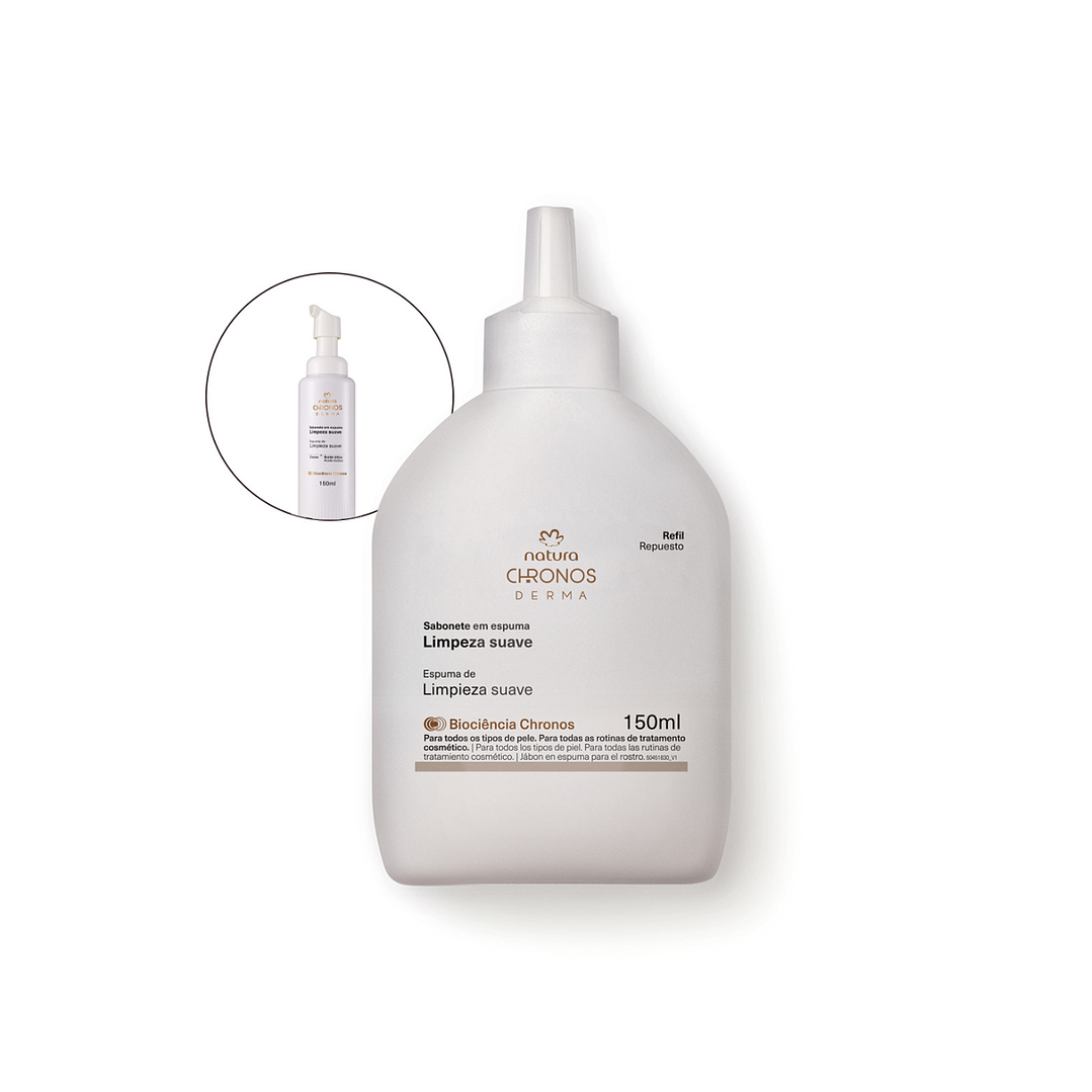 Repuesto espuma de limpieza Chronos 150ml Natura 2
