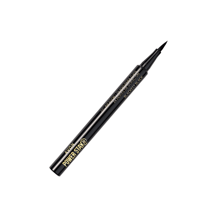 Delineador liquido para ojos Blackest Black Avon 2