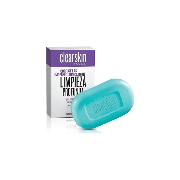 Jabón limpieza profunda Clearskin 70Gr Avon 2