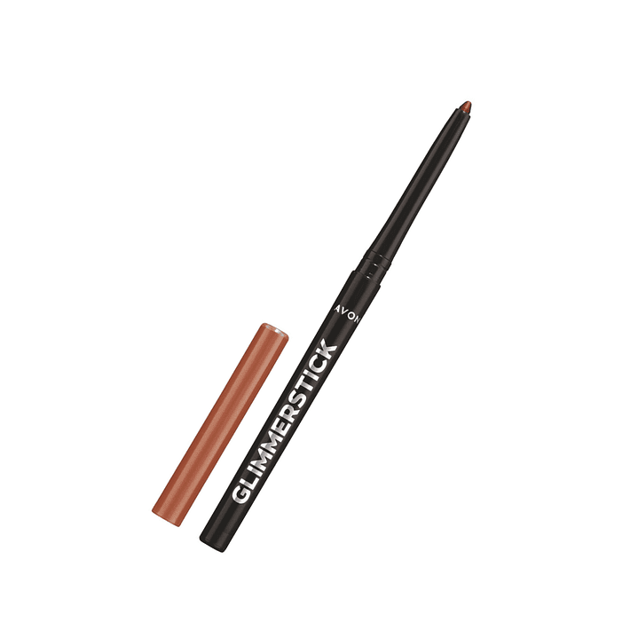 Lápiz delineador Retrrátil para ojos Glimmerstick Broze Avon 2