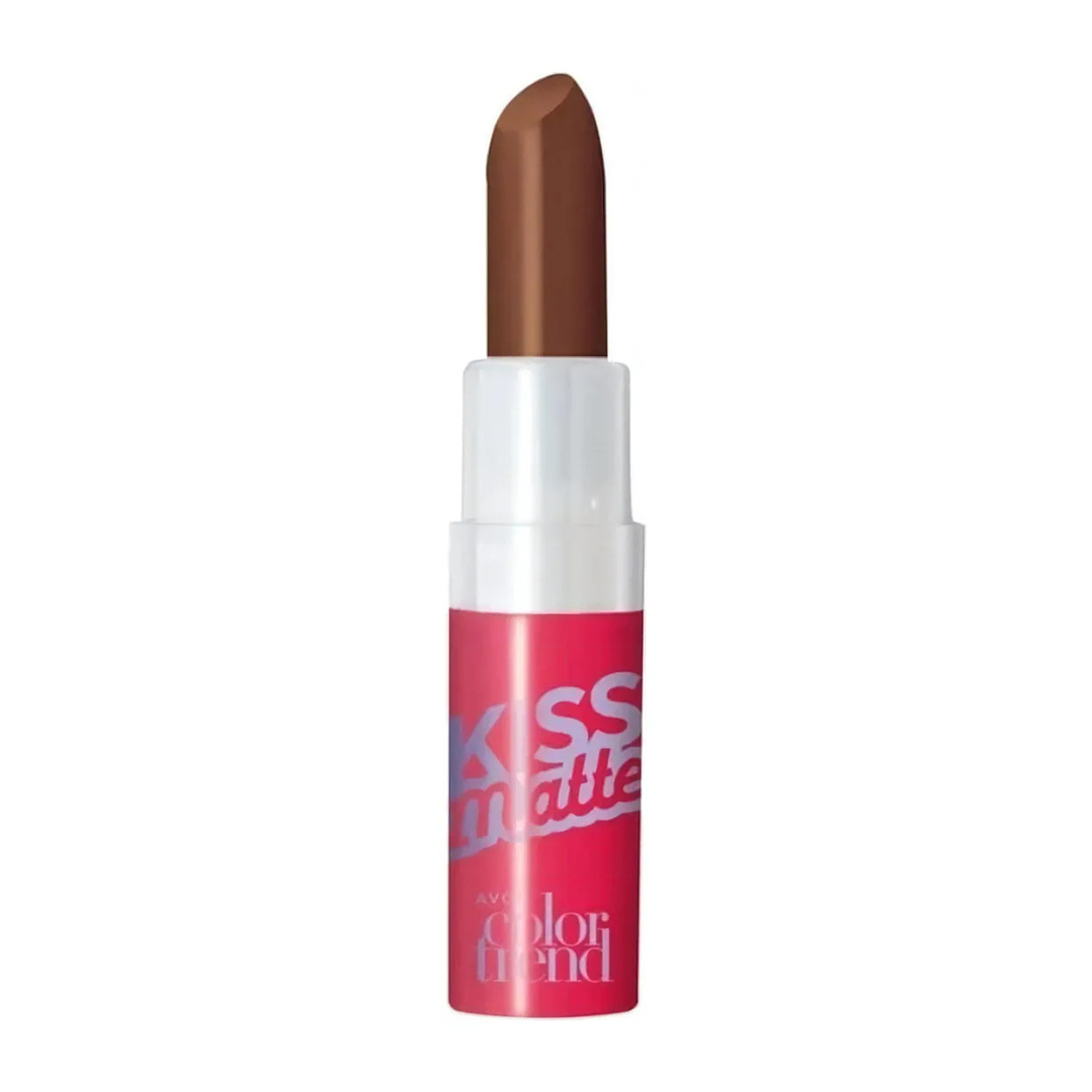 Labial Kiss Matte Color Gelato de Chocolate Avon 1