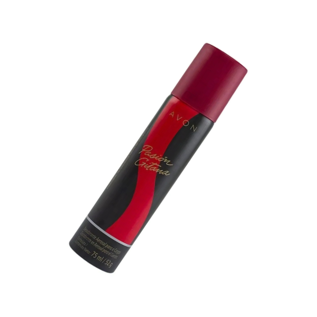 Desodorante para cuerpo aerosol Pasión Gitana Avon 2