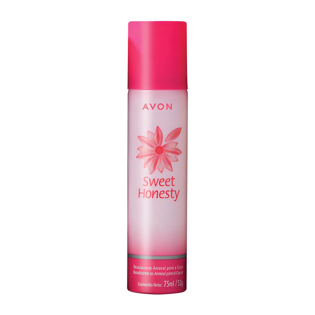 Desodorante para cuerpo aerosol Sweet Honesty Avon 1