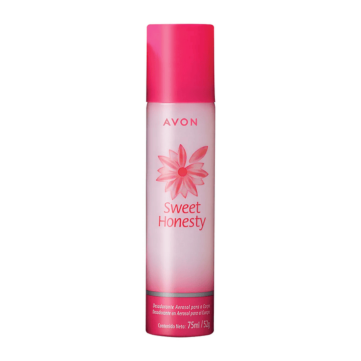 Desodorante para cuerpo aerosol Sweet Honesty Avon 1