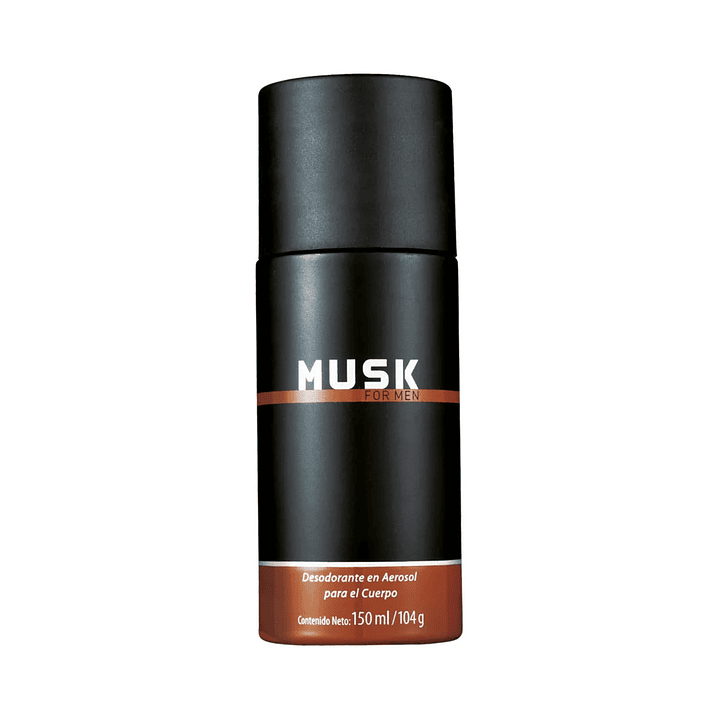 Desodorante aerosol Musk For Men 150ml Avon 1