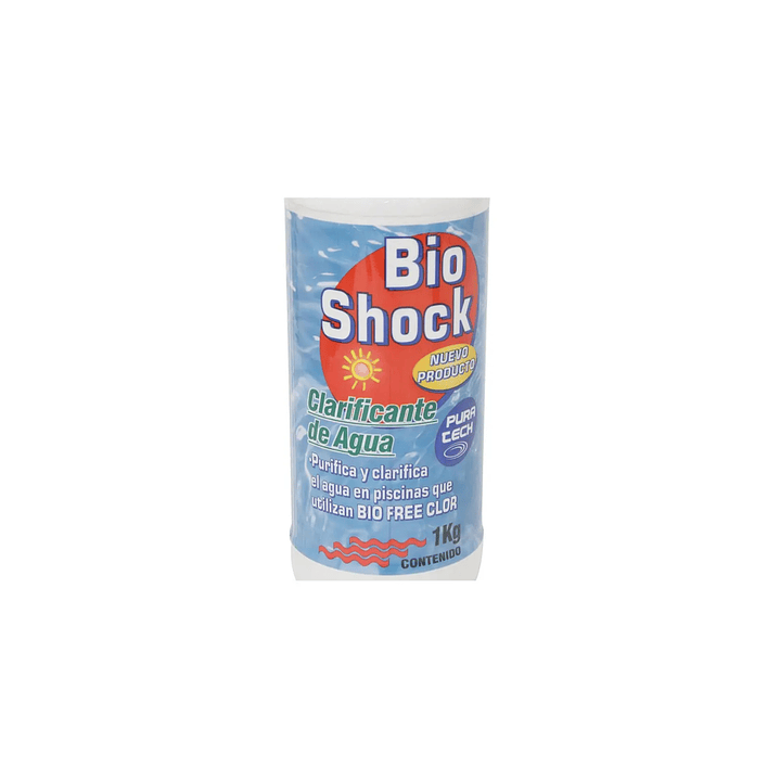 Bio shock Clarificante de Agua piscina 1 kg Pura tech 2