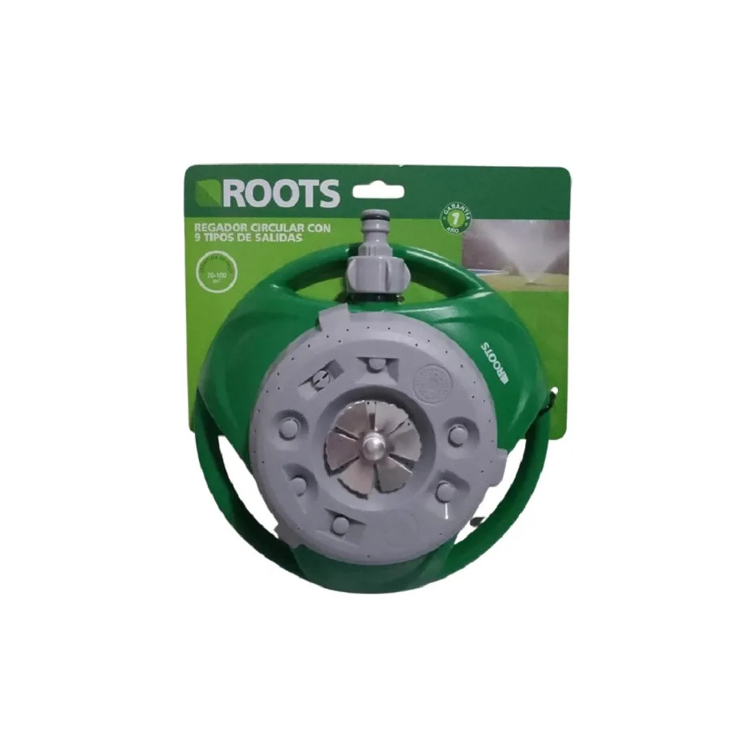 Regador circular 9 funciones plástico Roots 3