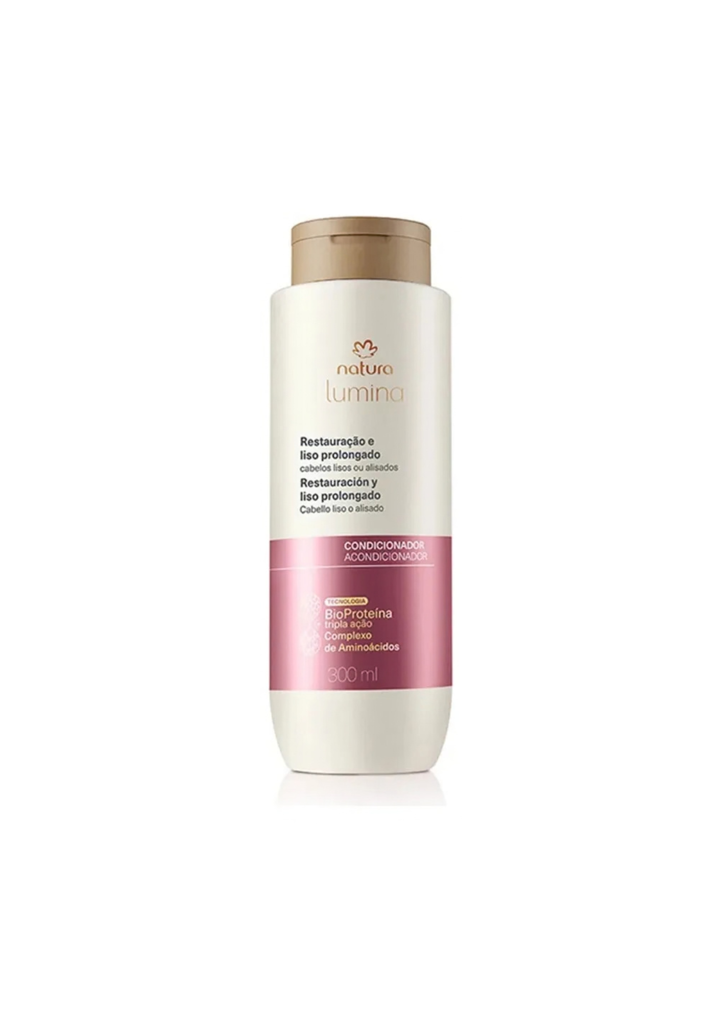 Acondicionador Restaurador Cabellos Lisos Lumina 300ml