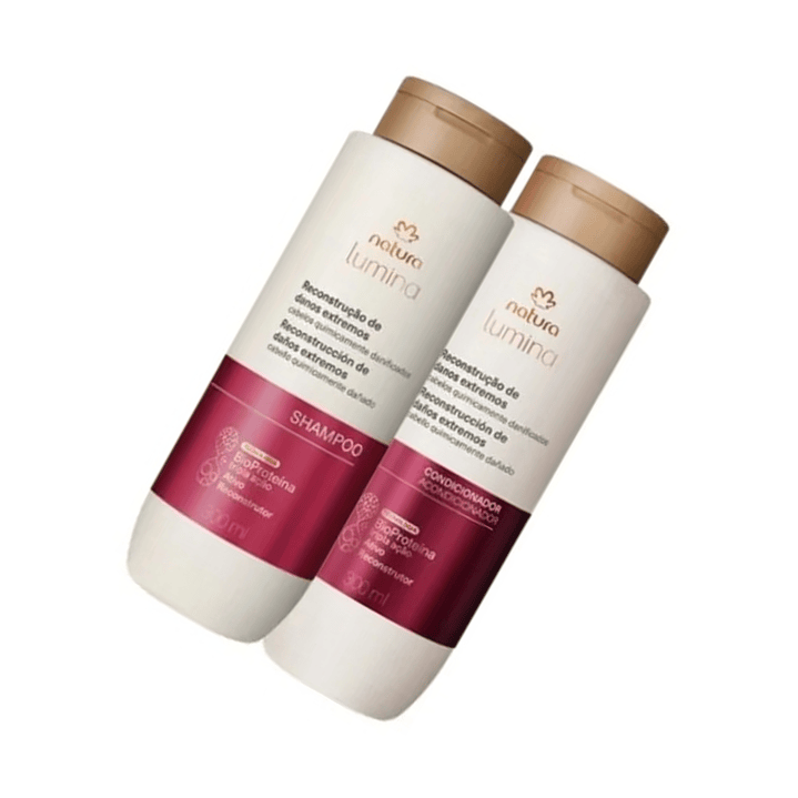 Kit Shampoo Acond. Reconstrucción De Daños Extremos Lumina 2