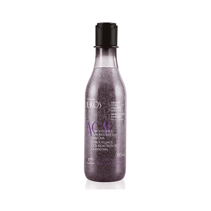 Jabón Líquido Exfoliante Acai 185ml Natura 1