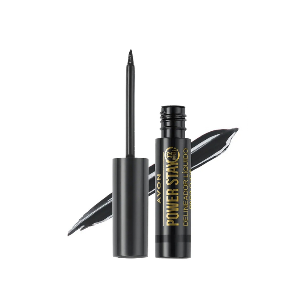 Delineador Líquido Para Ojos Power Stay Avon 3,5ml  2