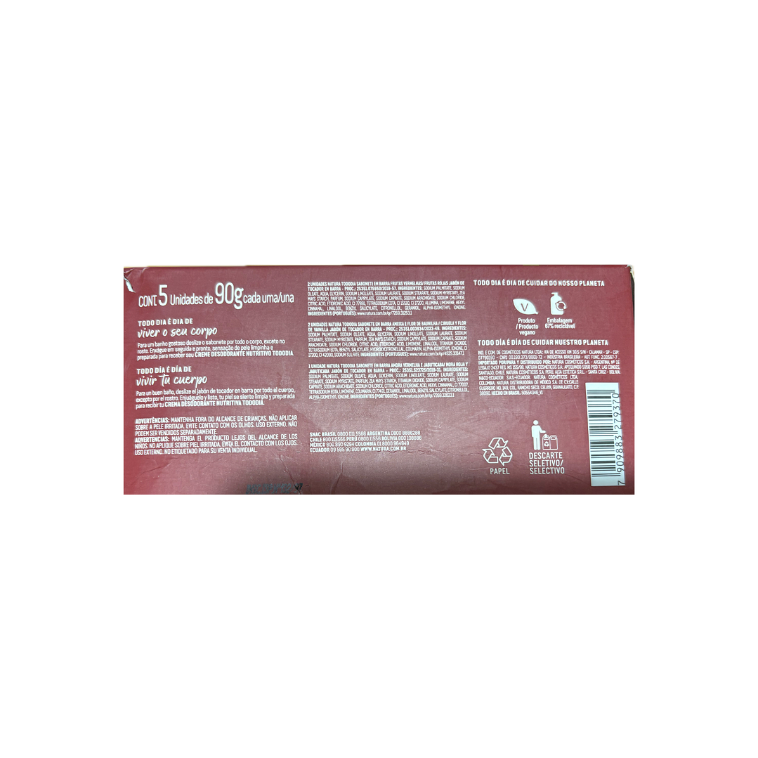 Jabón en barra surtidos 5 unidades Tododia Natura 2