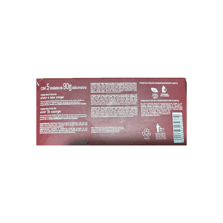 Jabón en barra surtidos 5 unidades Tododia Natura 2