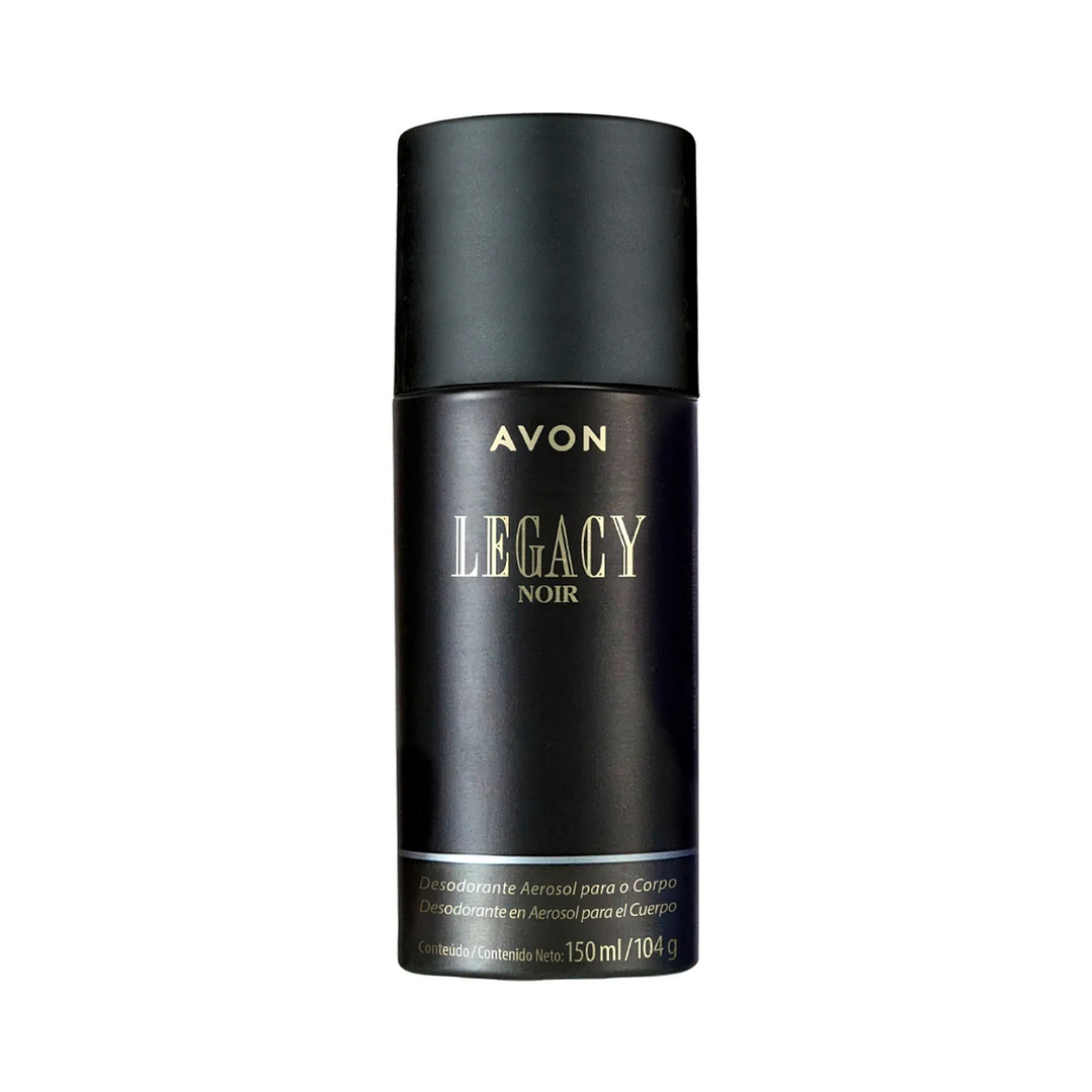 Desodorante Hombre Legacy Noir 150ml Avon 1