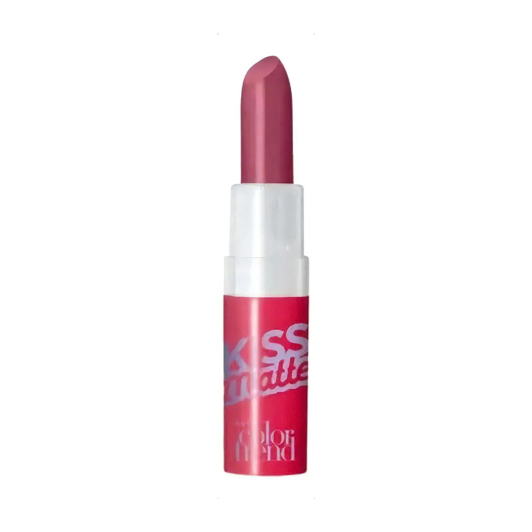Labial Kiss Matte Color Drink Rose Avon 1
