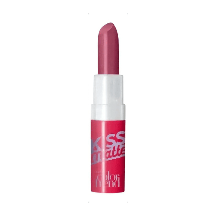 Labial Kiss Matte Color Drink Rose Avon 1