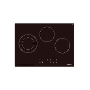 Encimera Electrica Vitrocerámica Gröner Touch Dual HE3TB