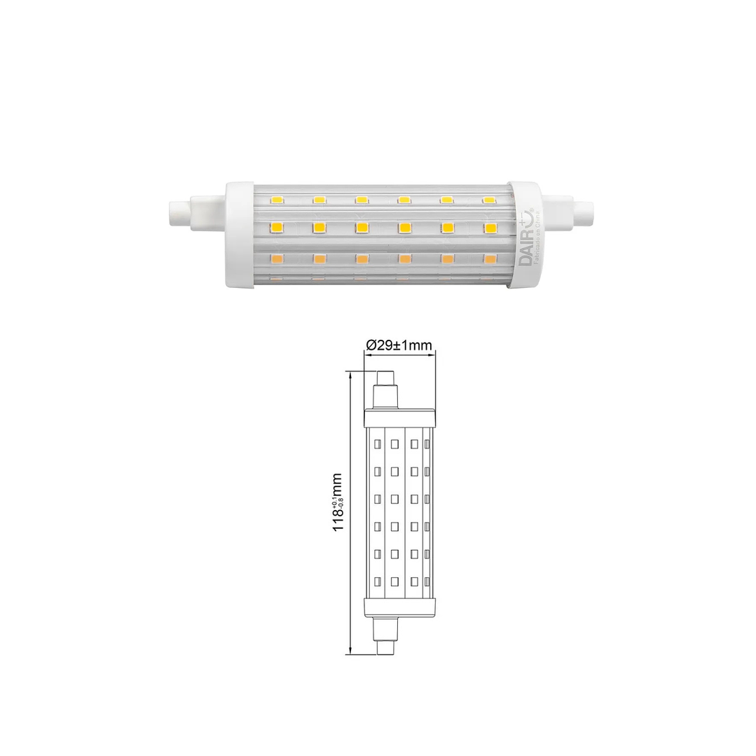 Pack 2 Ampolletas Led 100 W R7S 1521 lm Luz Cálida 3