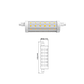 Pack 2 Ampolletas Led 100 W R7S 1521 lm Luz Cálida - Miniatura 3