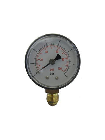 Manometro Seco 0 - 11 Bar Diametro 2" Salida 1/4"