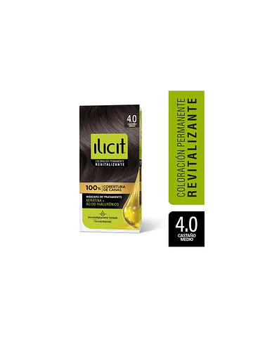 Tintura Máximo Brillo 4.0 Castaño Medio Ilicit