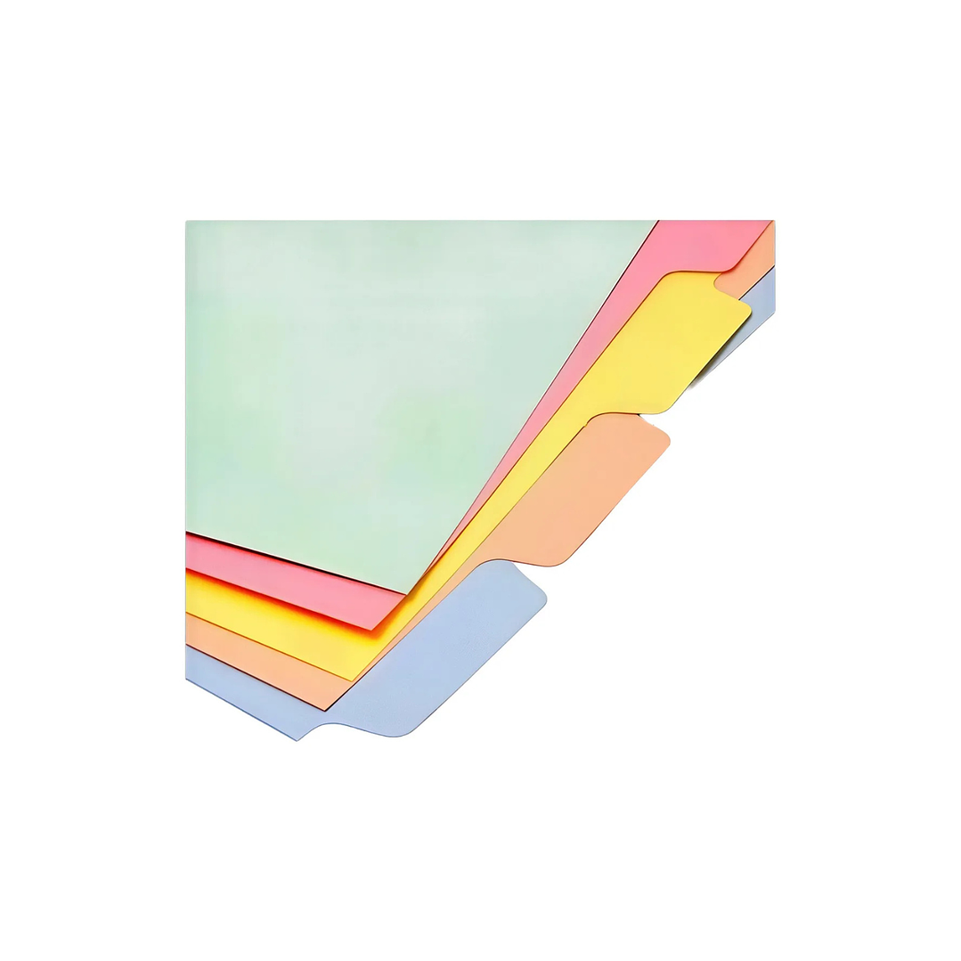 Separadores Cartulina Oficio 6 Posiciones Lavoro  2