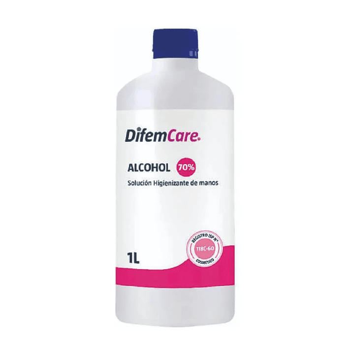 Alcohol 70% Solución Higienizante De Manos 1 lt 1