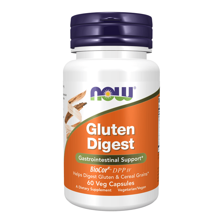 Gluten Digest Now Foods 60 cápsulas Vegetarianas 1
