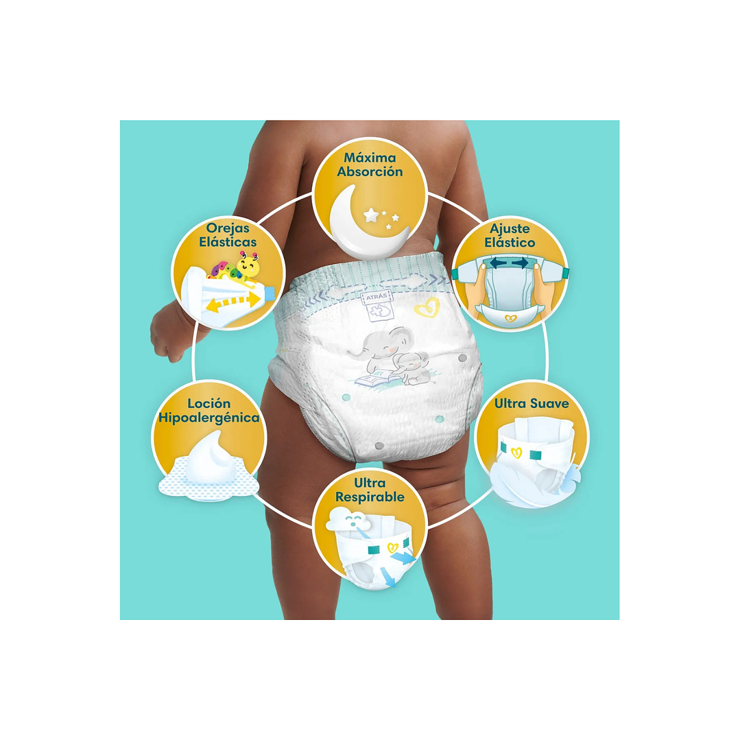 Pañales Pampers Premium Care Talla G 148 Un 2