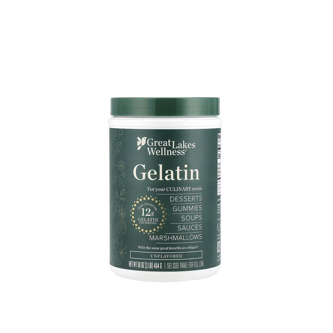 Gelatina sin Sabor 454 gr Great lakes Wellness 1