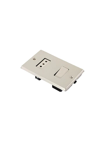 Interruptor 9/12 + Enchufe 10A Magic Oxidal Biticino