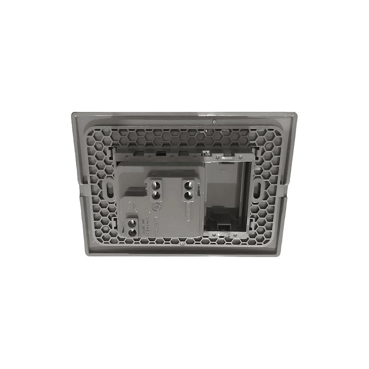 Toma Schuko 16A + Falso polo Armado Negro Mate 2