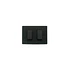 Interruptor Doble Conmutador 9/24 Armado S33 Noir