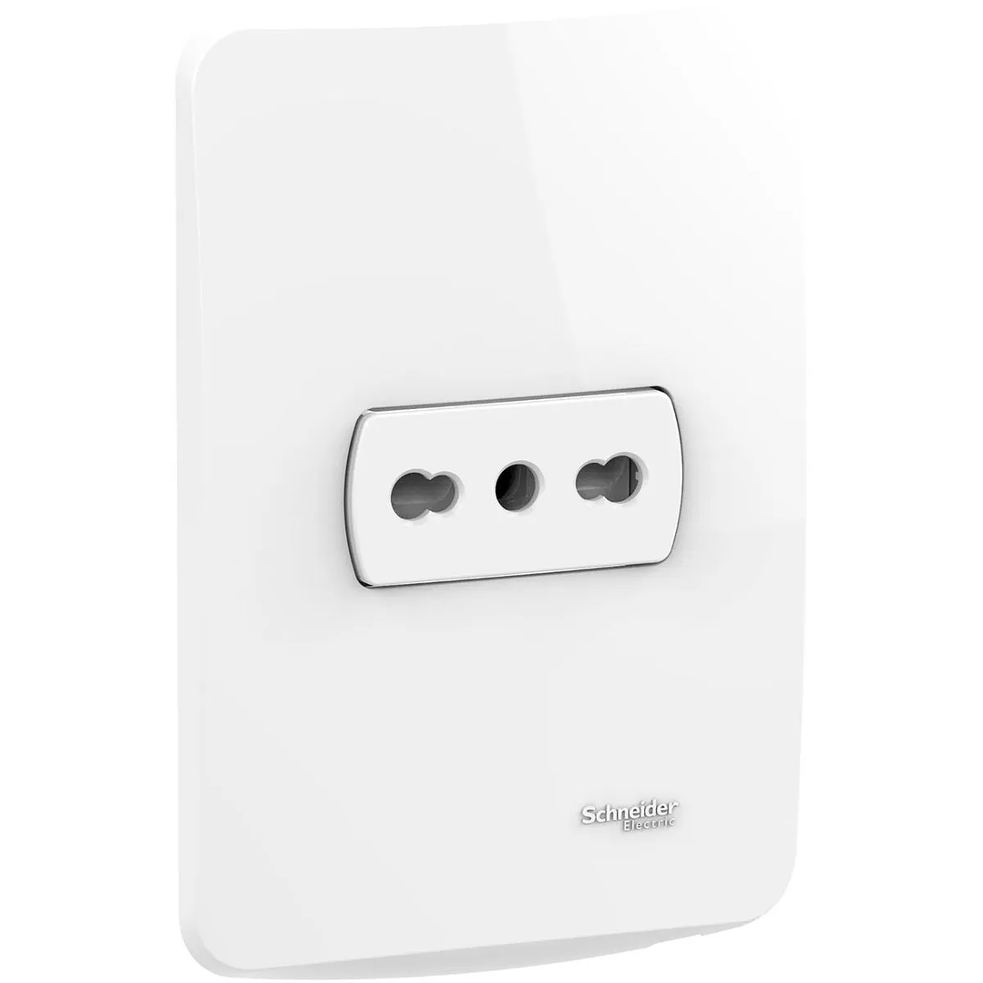 ENCHUFE SIMPLE 2P+T 10/16A BLANCO ARMADA MILUZ S3B60230 1