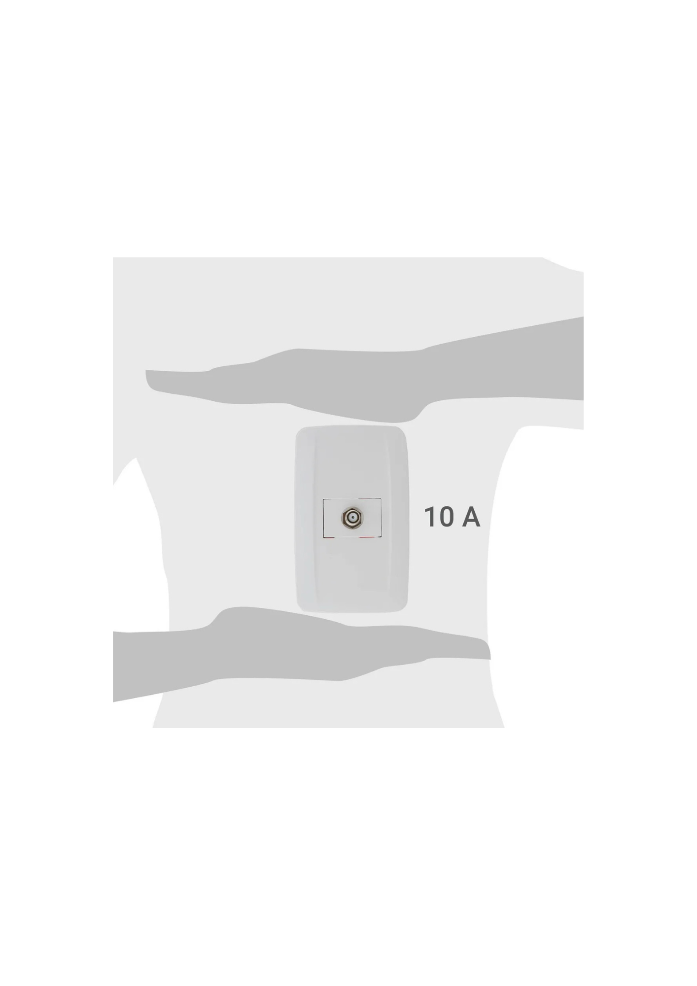 Toma TV coaxial Primmus blanco