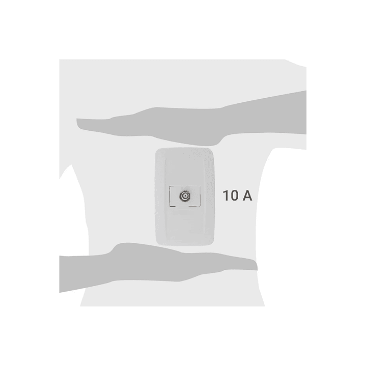 Toma TV coaxial Primmus blanco 1