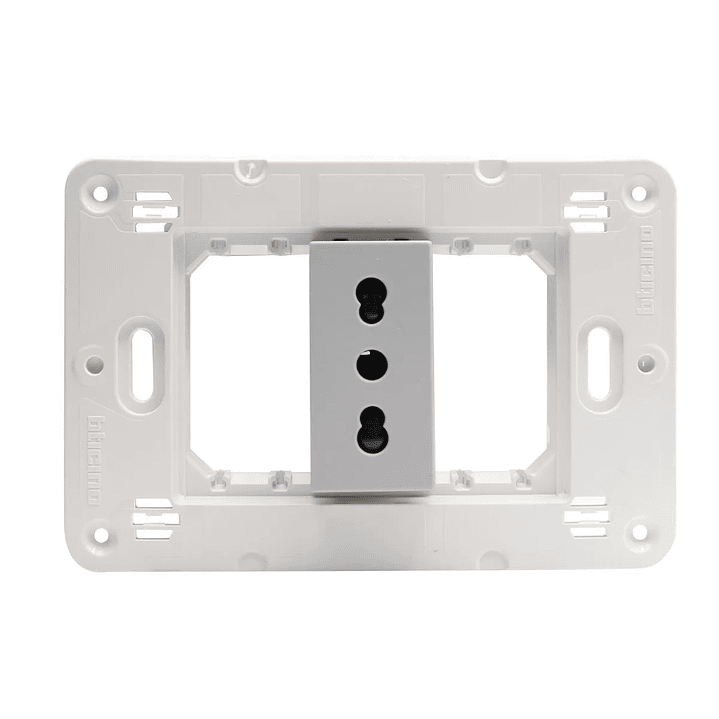 Enchufe Simple 10/16A Gris Semi Armado Matixgo 3