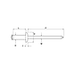 Remache de aluminio ripo POP 4.8x35 26RTP 200 Uni - Miniatura 2