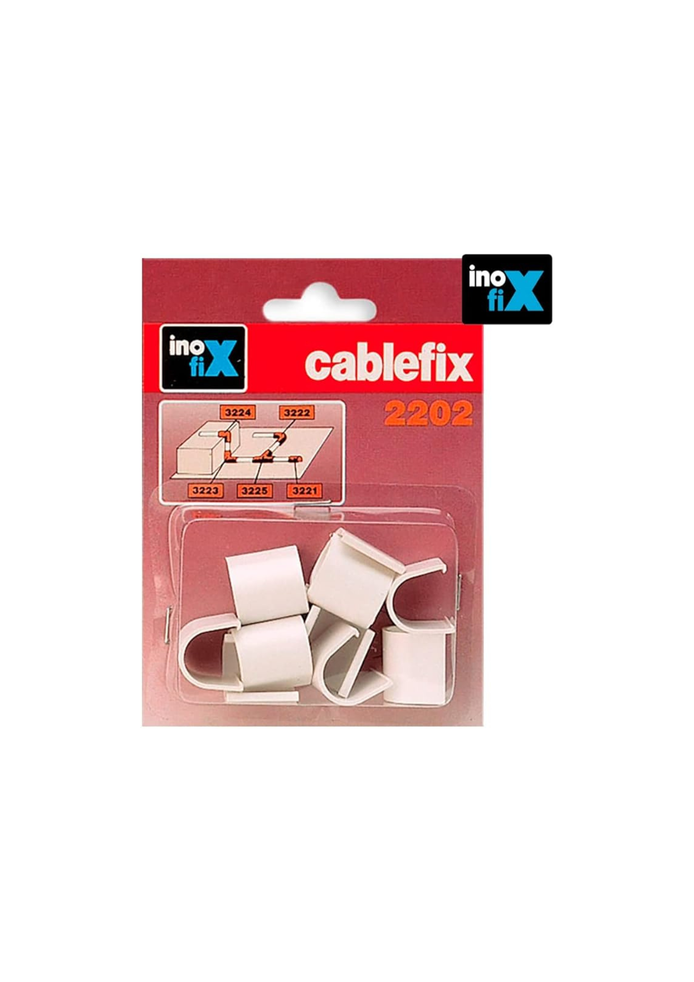 Enlaces Rectos Canaleta Cablefix 2202 Inofix