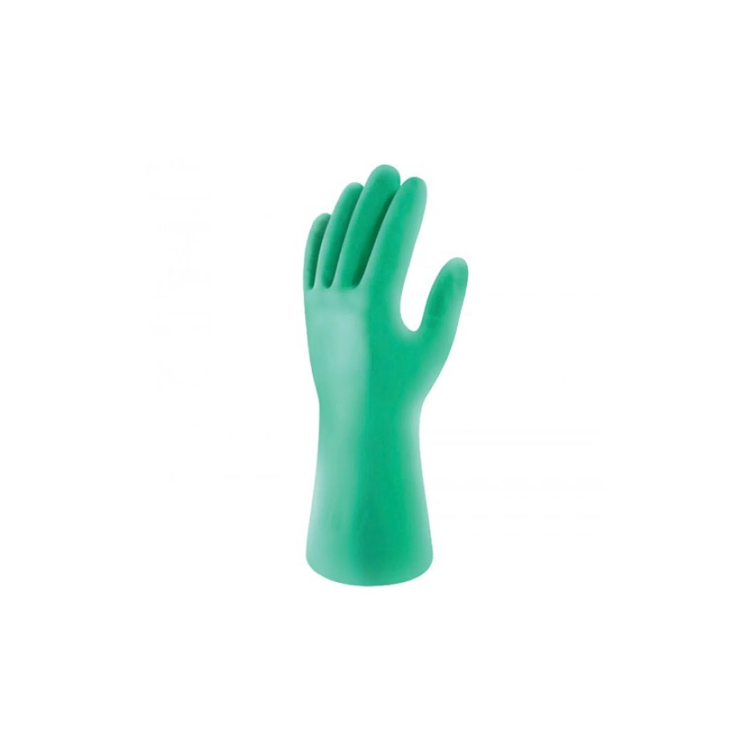 Pack 3 pares Guante Activex Nitrilo Flocado Verde Talla L 1