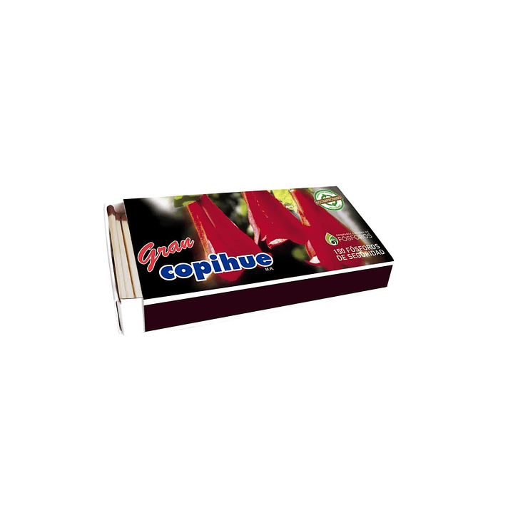 Pack 3 cajas Fosforos Gran Copihue 1250 unidades 1