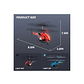 Helicóptero Rc Con Luces Led 7 Colores Y 30 Minutos De Vuelo - Miniatura 2