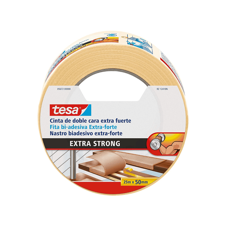 Cinta doble cara 25m x 50mm Extra Fuerte Tesa 1