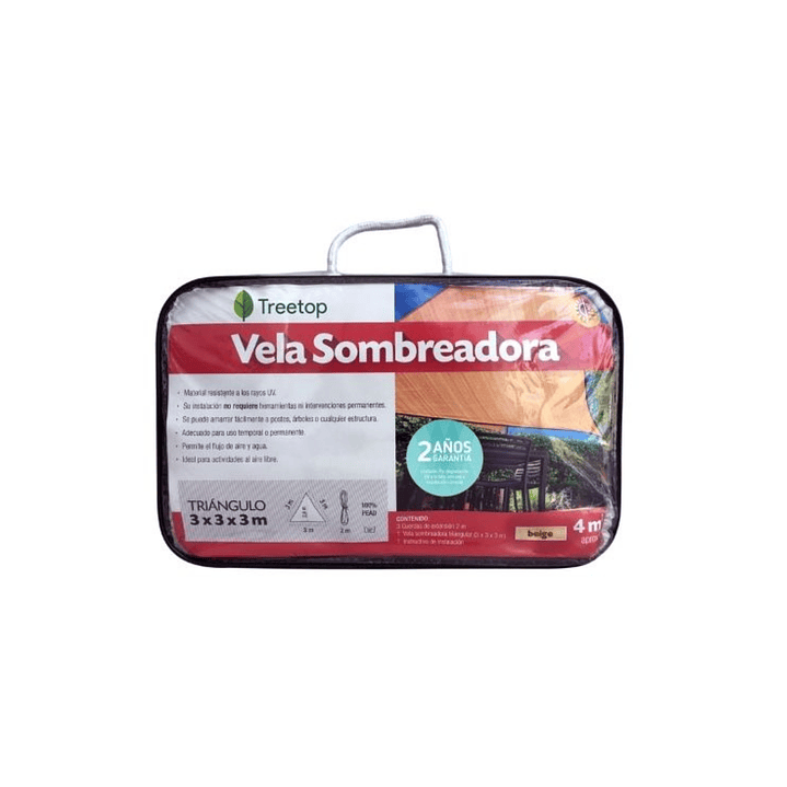 Vela Sombra Triangular 3x3x3m beige Marienberg 1
