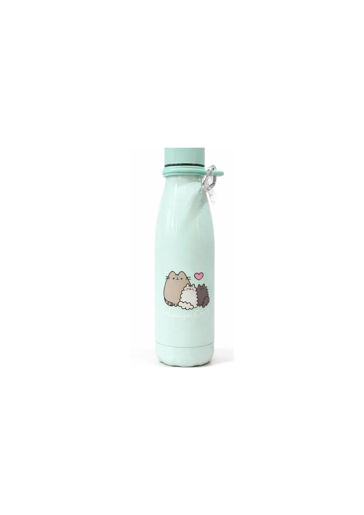 Botella termica aluminio Hook Pusheen 500ml Verde Agua
