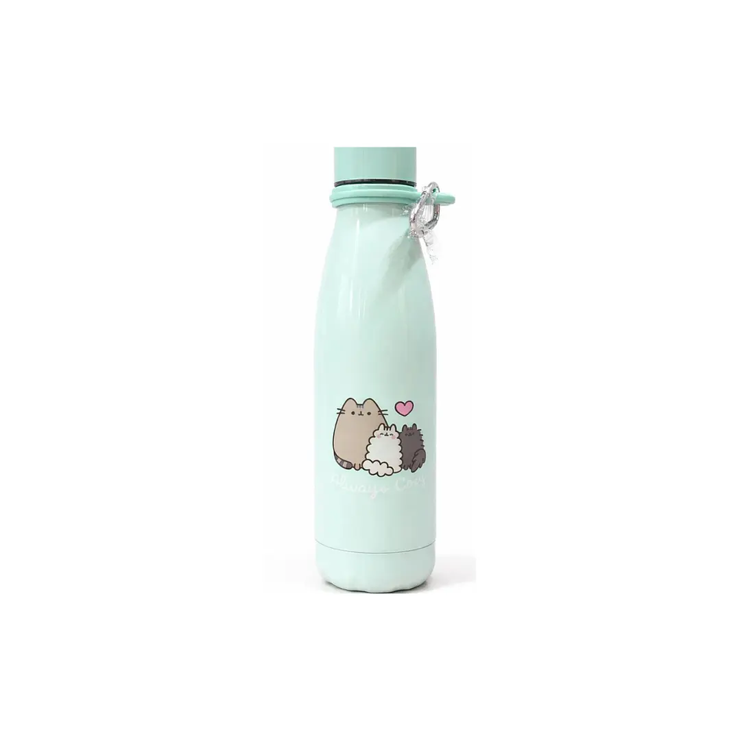 Botella termica aluminio Hook Pusheen 500ml Verde Agua  1