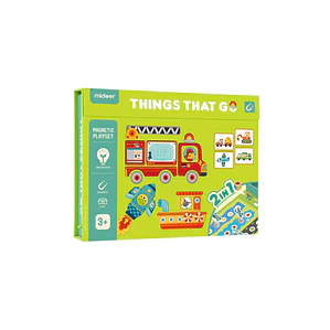 Juego magnético Things that Go (medios de transporte) Mideer