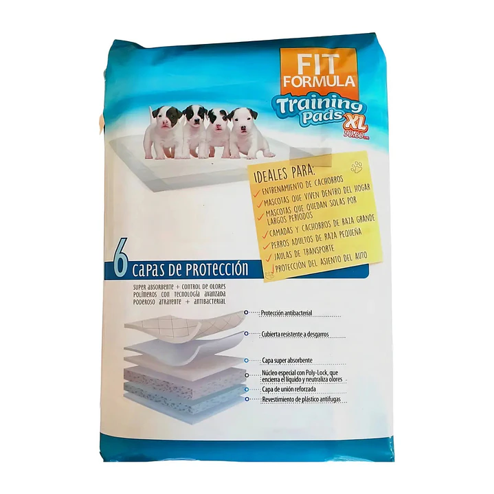 Pads Entrenamiento Perros Fit Formula 90x60cm 30u 3