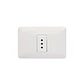 Enchufe simple armado Blanco Matix SAM5113BNF Bticino - Miniatura 1